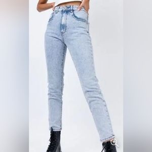 NWT Princess Polly - Careline Skinny Jeans Marble Denim